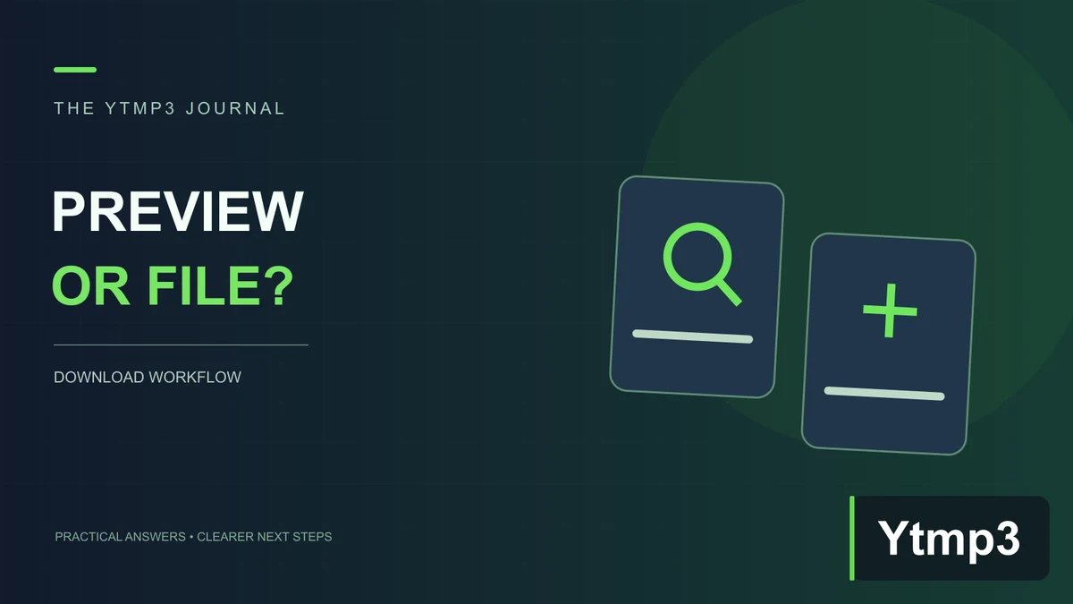 A Media Preview Opened: Did Your File Save?